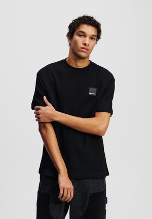WAFFLE - T-shirt basic - black