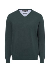 FINSHLEY & HARDING Strickpullover - oliv