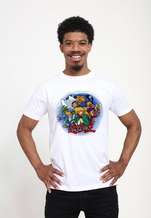 Henry Tiger, YU GI OH! JOEY WHEELER & LEGENDARY MONSTERS GRAPHIC - Print T-shirt - white
