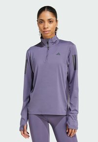 adidas Performance OWN THE RUN HALF-ZIP  - Su�éter de forro polar - preloved violet