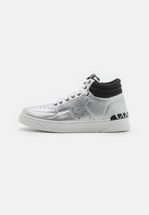 High-top trainers - silver-coloured