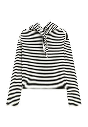 STRIPED BANDANA - Jumper - beige