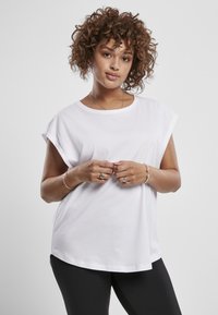 Urban Classics LADIES BASIC SHAPED TEE - Basic póló - white