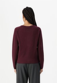 Rosemunde LAICA O NECK CARDIGAN - Kofta - winetasting