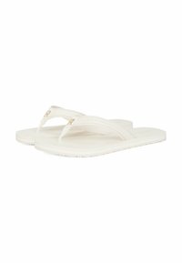 Tommy Hilfiger STRIPE LOGO  - T-bar sandals - ivory