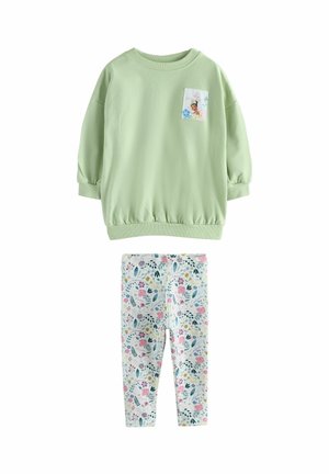 REGULAR FIT - DISNEY PRINCESS AND SET - Bluză de molton - green