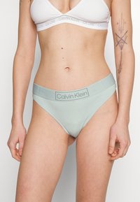 Calvin Klein Underwear THONG REIMAGINED HERITAGE - Stringit - aqua pool