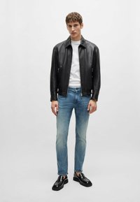 BOSS C-DELAWARE - Vaqueros slim fit - turquoise eight