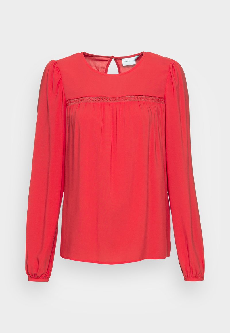 Damen T-Shirts | Vila VIAYA Langarmshirt mars red/rot - LF85728 Damen T-Shirts | Vila VIAYA Langarmshirt mars red/rot - LF85728