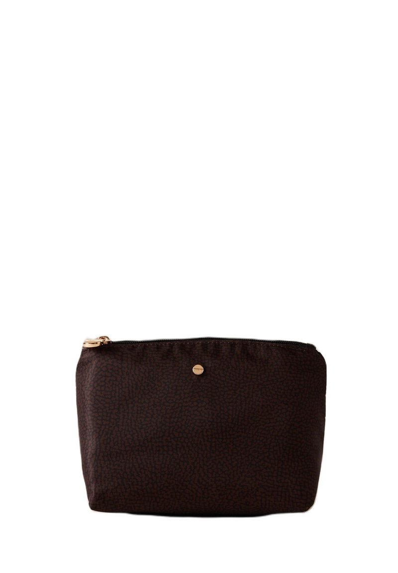 Borbonese CLASSICA MEDIUM - Wash bag - dark brown black