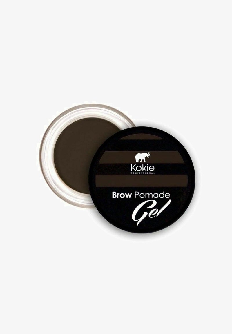 Kokie Cosmetics - KOKIE EYEBROW POMADE GEL - DARK BRUNETTE - Øjenbrynsgel - darkbrown, Forstør