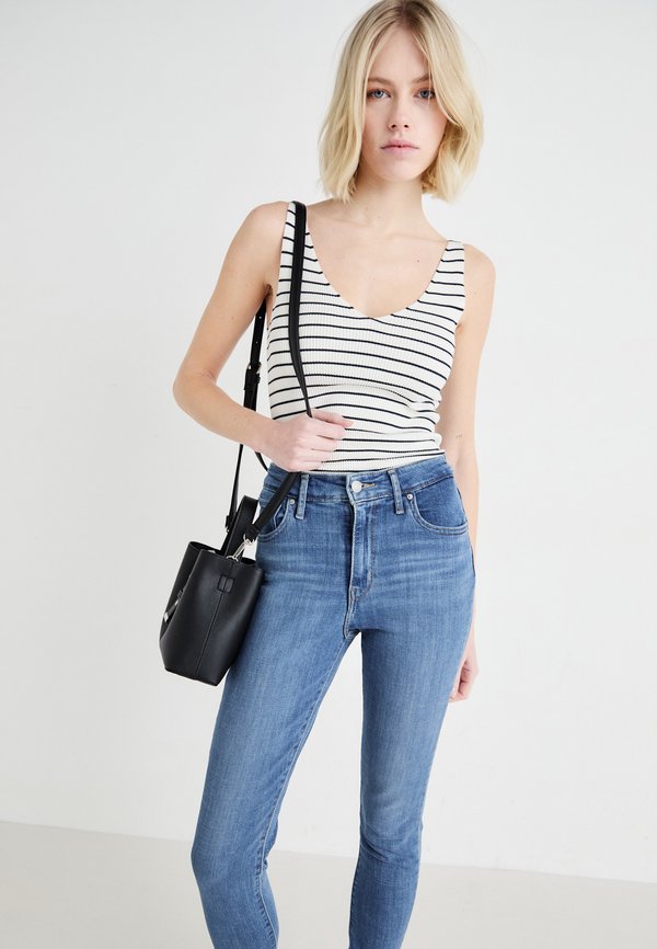 721™ HIGH RISE SKINNY - Jeans Skinny Fit -  medium indigo worn in2