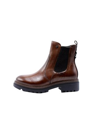 Stivaletti con plateau - marrone