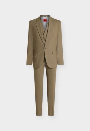 HUGO, ARTI HESTEN SET - Gilet de costume - beige overflow
