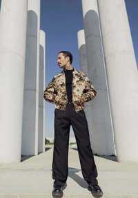 FRILIVIN EFFET FLEURIE - Blouson Bomber - noir