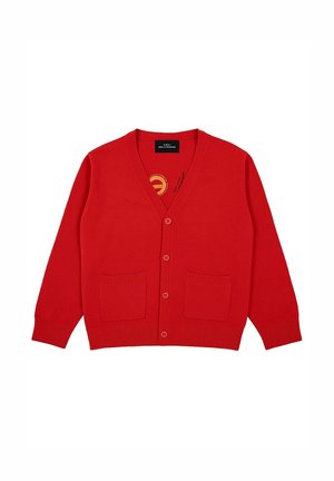 LOGO DIETRO - Cardigan - rosso