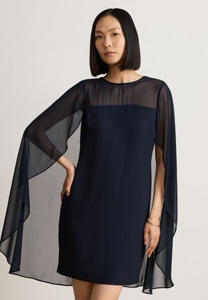 Lauren Ralph Lauren, CAPE GEORGETTE COCKTAIL DRESS - Vestido de cóctel - navy