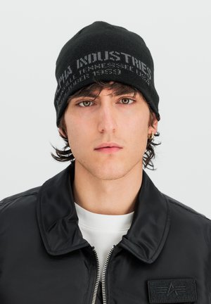 Alpha Industries, CONE ALPHA BEANIE UNISEX - Mütze - black