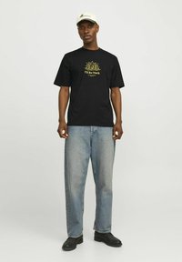 Jack & Jones Triko s potiskem - black