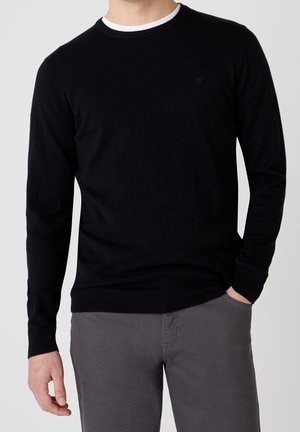 Strickpullover - black