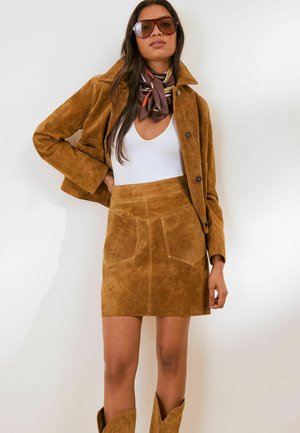 Friends Like These, A-line skirt - tan brown