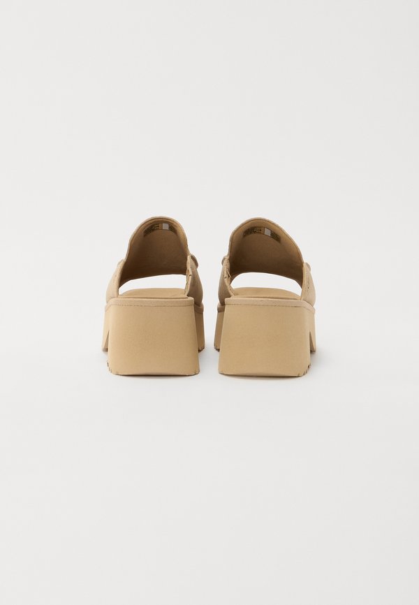 NEW HEIGHTS SLIDE - Wedge sandals - mustard seed3