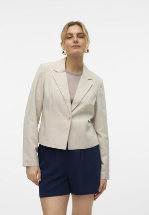 Vero Moda VMNANCY SLIM  - Blazer - silver melange