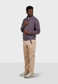 Trendsplant SAUCE LOOPBACK - Sudadera con cremallera - purple