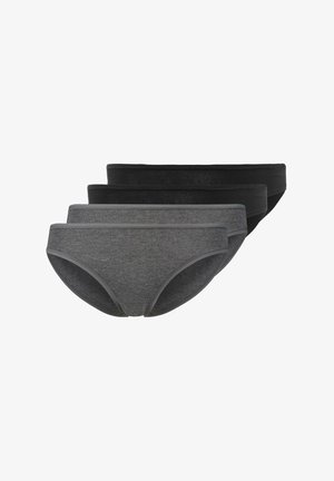 Skiny, 4ER PACK - Bikini-Hose - schwarz grau