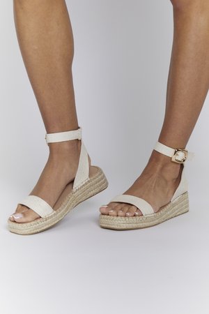 TWO PART - Espadrilles - cream