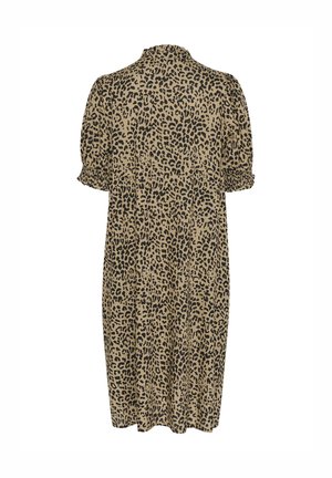 Kaffe, KABEATHE SHORT SLEEVE - Robe de jour - petrified oak black animal