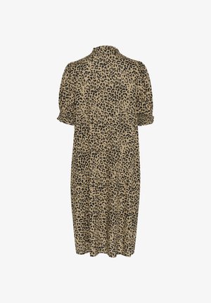 Kaffe, KABEATHE SHORT SLEEVE - Robe de jour - petrified oak black animal