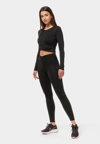 Carpatree CROSSOVER HIGHWAIST  - Punčochy - black