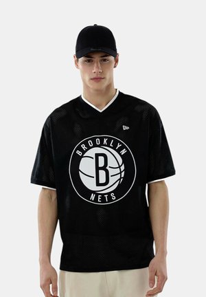 NBA BROOKLYN NETS LOGO - T-Shirt print - black