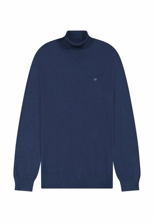 Wrangler LONG SLEEVE TURTLENECK FOR REGULAR FIT - Neule - navy
