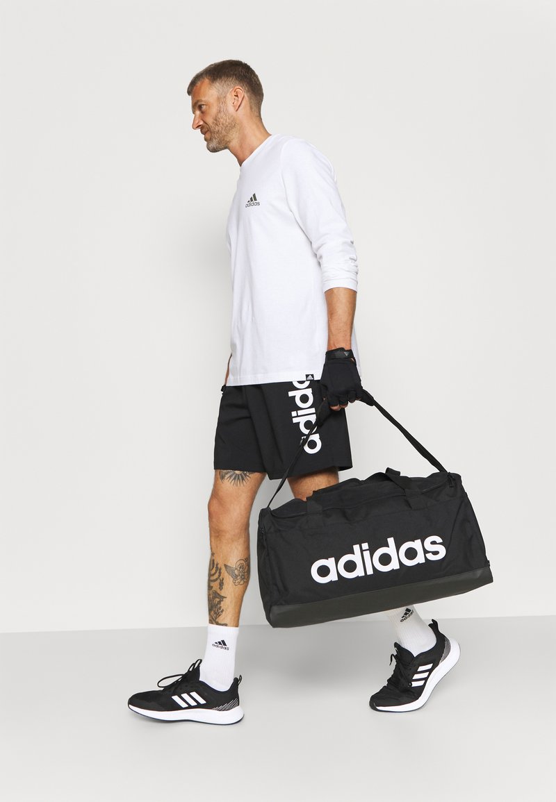 adidas Performance LINEAR DUFFEL UNISEX Sports bag black/white