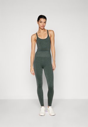 SEAMLESS JUMPSUIT - cvičební overal - everpine sparkle