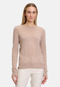 Betty Barclay MIT RUNDHALSAUSSCHNITT - Strickpullover - funghi melange