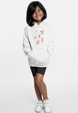 MICKEY & FRIENDS CAT BREEDS - Sweat à capuche - white