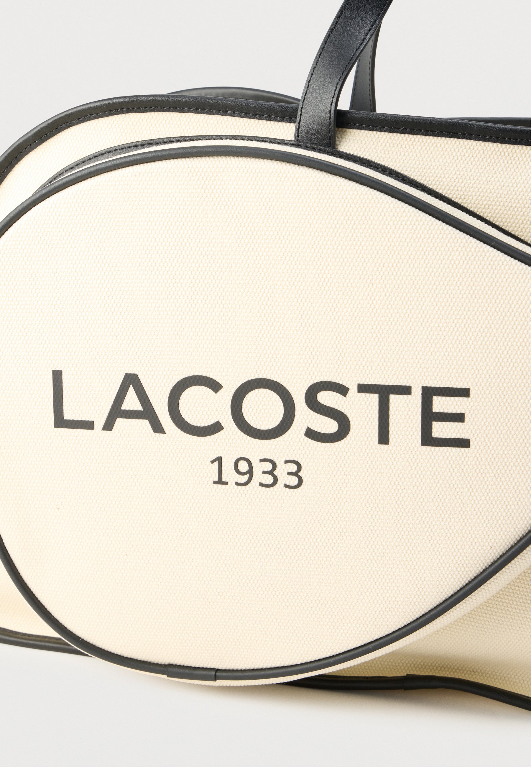 Lacoste CROSSOVER BAG - Bolsa de deporte - naturel noir/crema