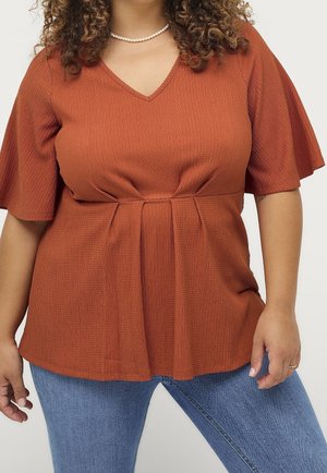 Blouse - brown