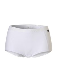 Witte zwembroek met een slim fit, gemaakt van een gladde stof. Kenmerkt zich door een glanzende elastische tailleband met 'O'Neill'-branding.