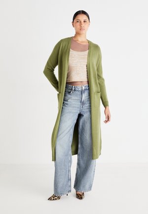 ONLLESLY OPEN LONG CARDIGAN  - Cardigan - winter moss melange