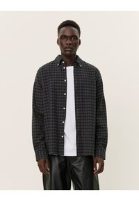 Les Deux KENT CHECK - Camicia - pine green/black