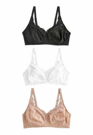 TOTAL SUPPORT FULL CUP NON 3 PACK - Reggiseno con ferretto - black white nude