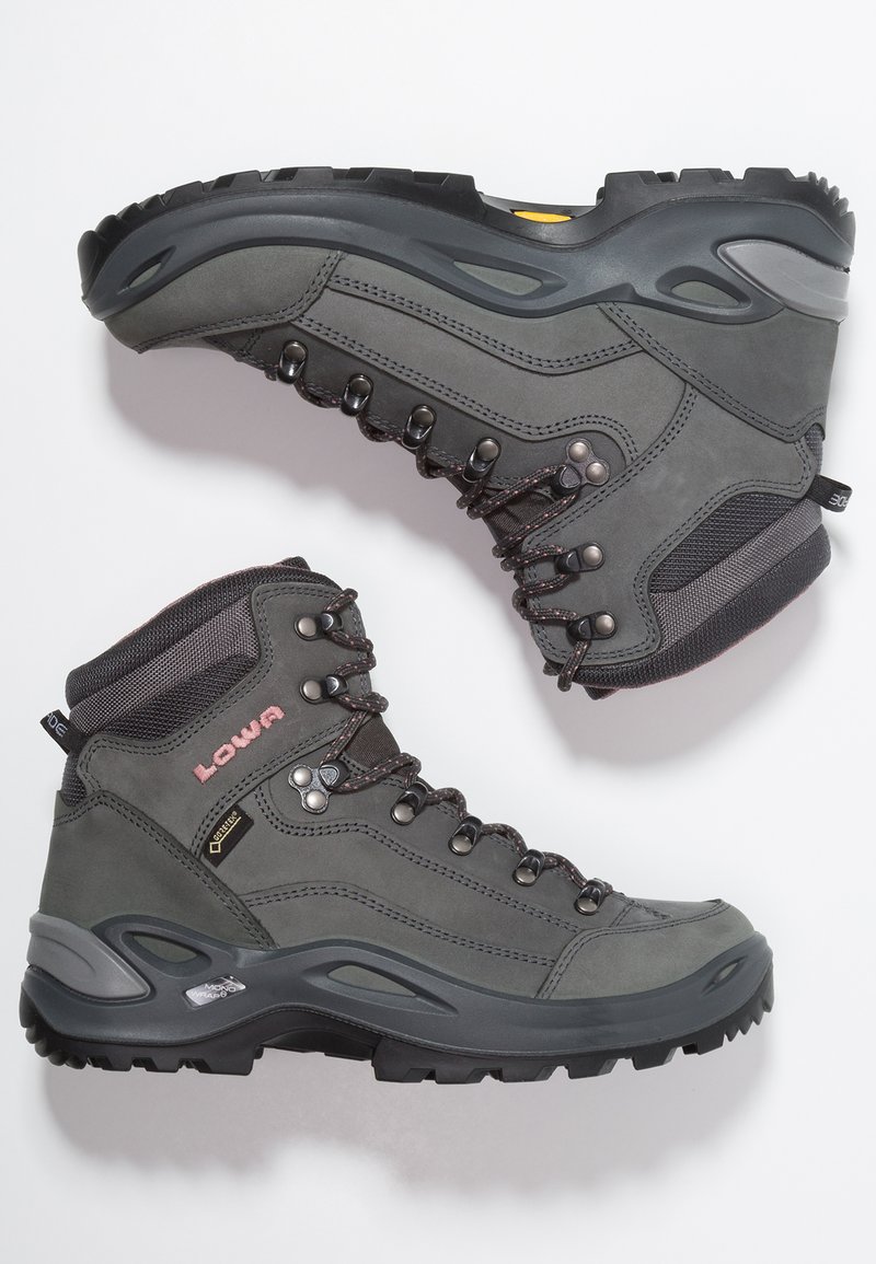 vooroordeel verliezen Goed opgeleid Lowa RENEGADE GTX MID WS - Hiking shoes - graphite/rosé/anthracite -  Zalando.co.uk