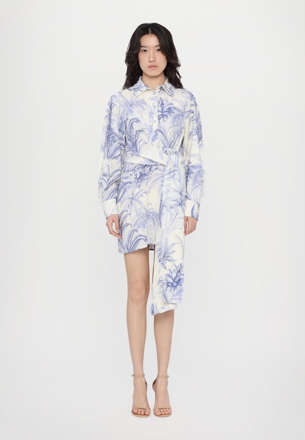 IDIOMA - Shirt dress - azzurro polvere
