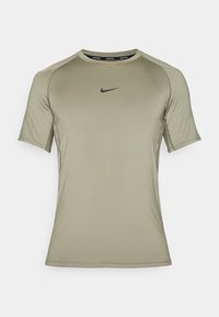 SLIM TOP - Sport T-Shirt - light army/black