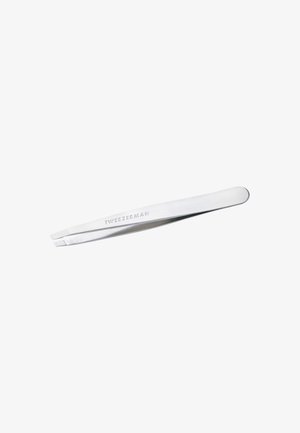TWEEZERMAN, PLATINUM SILVER FULL SLANT TWEEZER - Hair removal tool - silver-coloured
