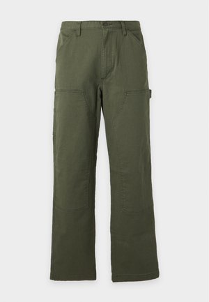 GAP, RELAXED CARPENTER - Παντελόνι - tweed green